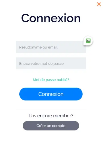 Connexion des membres du YONIBET CASINO